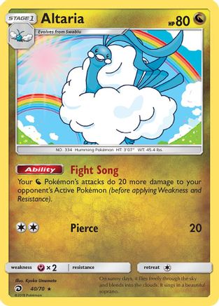 Altaria 040/70 - Reverse Holofoil Dragon Majesty