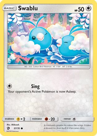 Swablu (57) (57) 057/70 Dragon Majesty