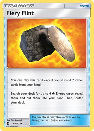 Fiery Flint 060/70 - Reverse Holofoil Dragon Majesty