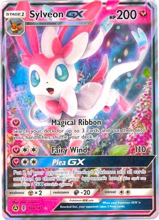 Sylveon GX 92a/145 - Holofoil Alternate Art Promos