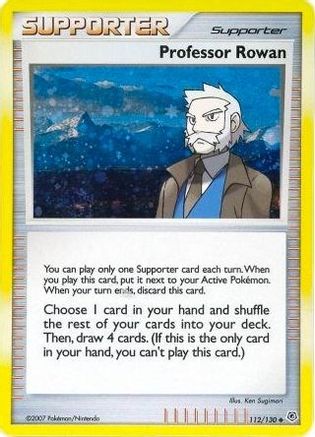 Professor Rowan (Cosmos Holo) 112/130 - Holofoil Miscellaneous Cards & Products