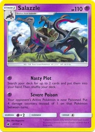 Salazzle (SM Crimson Invasion) 047/111 Deck Exclusives