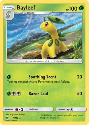 Bayleef 007/214 - Reverse Holofoil SM Lost Thunder