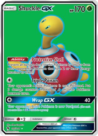 Shuckle GX (Full Art) 195 - Holofoil SM Lost Thunder