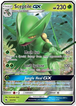 Sceptile GX 022/214 - Holofoil SM Lost Thunder
