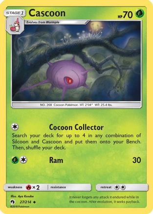 Cascoon 027/214 SM Lost Thunder