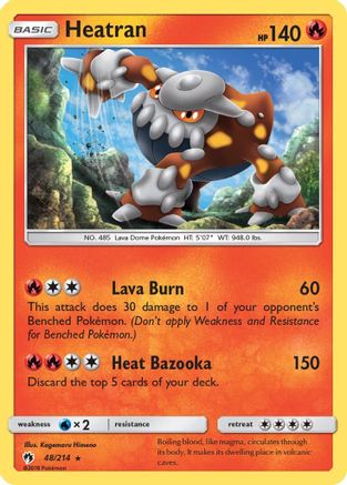 Heatran 048 - Reverse Holofoil SM Lost Thunder