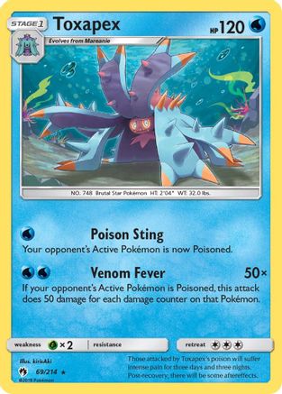 Toxapex 069 SM Lost Thunder