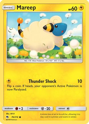 Mareep (76) (76) 076/214 SM Lost Thunder