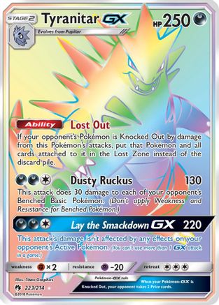 Tyranitar GX (Secret) 223 - Holofoil SM Lost Thunder