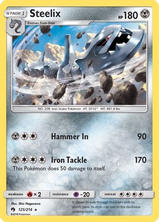 Steelix 125 SM Lost Thunder