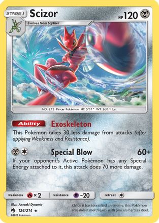Scizor 126/214 - Holofoil SM Lost Thunder