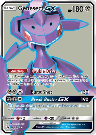 Genesect GX (Full Art) 204 - Holofoil SM Lost Thunder