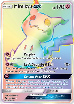 Mimikyu GX (Secret) 226 - Holofoil SM Lost Thunder