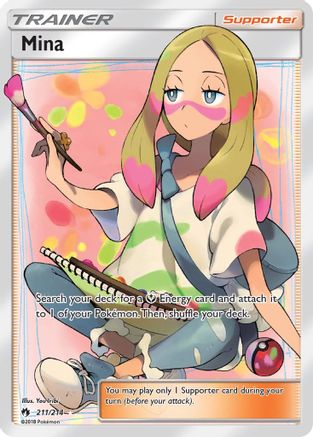 Mina (Full Art) 211 - Holofoil SM Lost Thunder