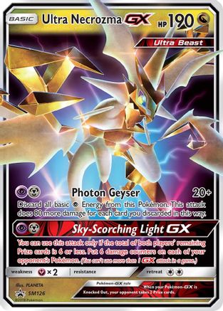 Ultra Necrozma GX SM126 - Holofoil SM Promos