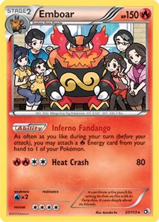 Emboar (Legendary Treasures) 027/113 Deck Exclusives