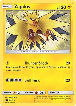 Zapdos SM145 - Holofoil SM Promos