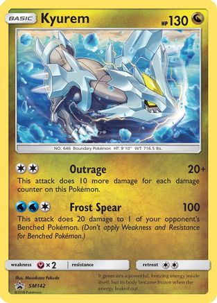 Kyurem SM142 - Holofoil SM Promos