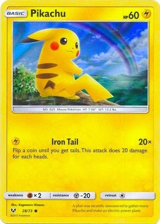 Pikachu (Water Web Holo) 028/73 - Holofoil Miscellaneous Cards & Products