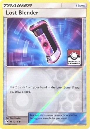 Lost Blender (Pokemon League) 181/214 - Reverse Holofoil League & Championship Cards