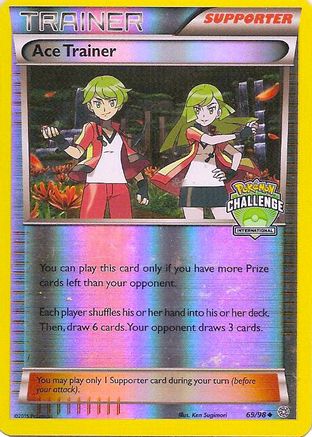 Ace Trainer (International Challenge) 069/98 - Reverse Holofoil League & Championship Cards