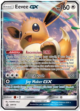 Eevee GX SM174 - Holofoil SM Promos