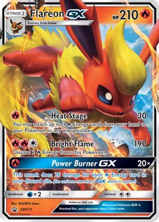 Flareon GX SM171 - Holofoil SM Promos