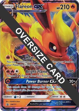 Flareon GX (SM Black Star Promo) SM171 - Holofoil Jumbo Cards