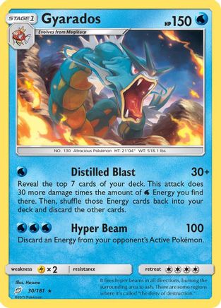 Gyarados 030/181 - Reverse Holofoil SM Team Up