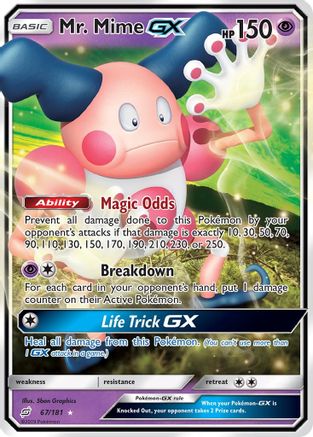 Mr. Mime GX 067 - Holofoil SM Team Up