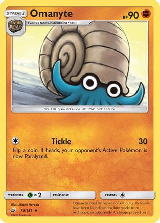 Omanyte 075/181 SM Team Up