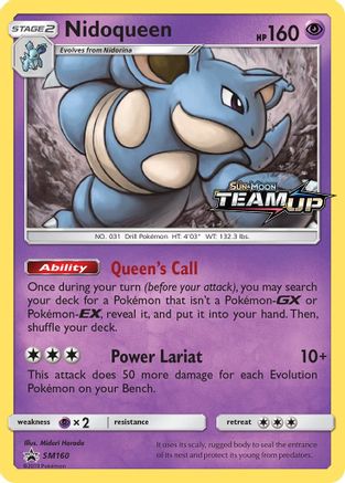 Nidoqueen (Prerelease) SM160 - Holofoil SM Promos