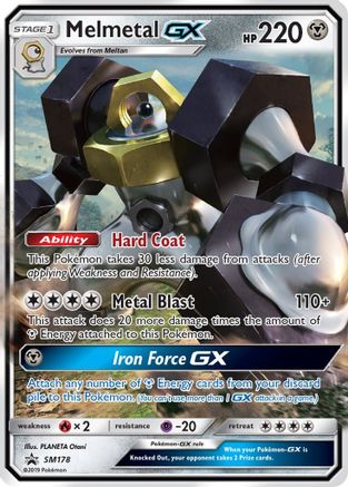 Melmetal GX SM178 - Holofoil SM Promos