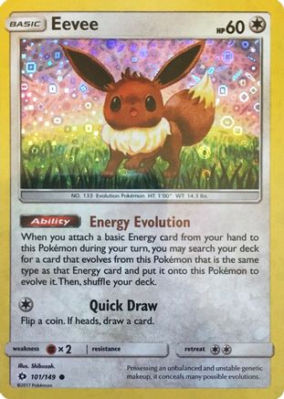 Eevee (General Mills Promo) 101/149 - Holofoil Miscellaneous Cards & Products