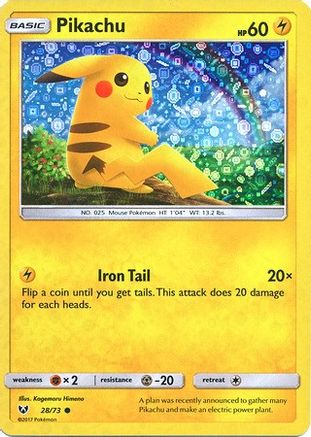 Pikachu (General Mills) 028/73 - Holofoil Miscellaneous Cards & Products