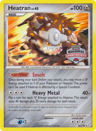 Heatran (Regional Championships) 030/146 League & Championship Cards