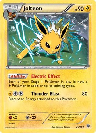 Jolteon (Cosmos Holo) 026/98 - Holofoil Miscellaneous Cards & Products