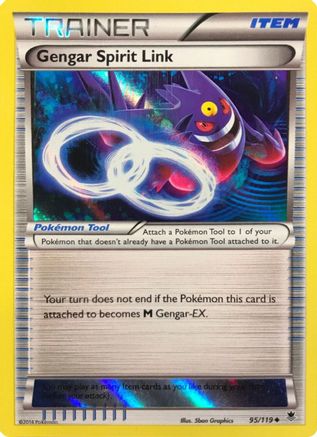 Gengar Spirit Link (Alternate Holo) 095/119 - Holofoil Miscellaneous Cards & Products