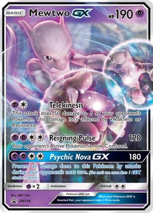 Mewtwo GX SM196 - Holofoil SM Promos