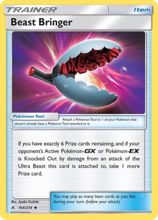 Beast Bringer 164 - Reverse Holofoil SM Unbroken Bonds
