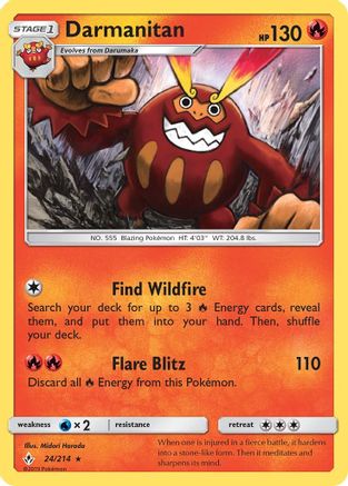 Darmanitan 024/214 SM Unbroken Bonds