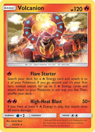 Volcanion 025/214 - Holofoil SM Unbroken Bonds