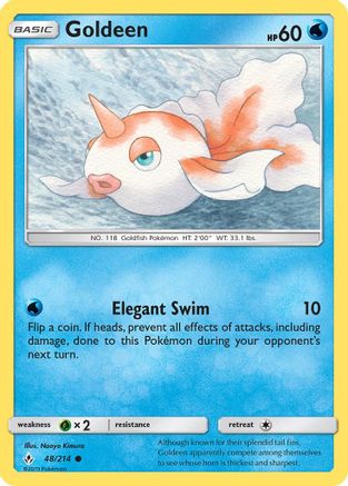 Goldeen 048 - Reverse Holofoil SM Unbroken Bonds
