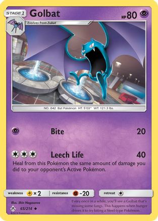 Golbat 065/214 SM Unbroken Bonds