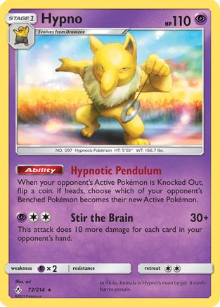Hypno 072 SM Unbroken Bonds