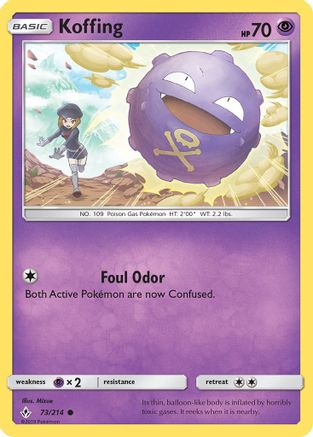 Koffing 073/214 SM Unbroken Bonds