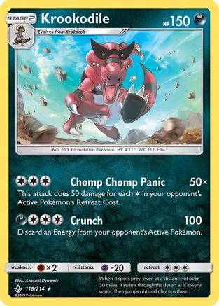 Krookodile 116 SM Unbroken Bonds