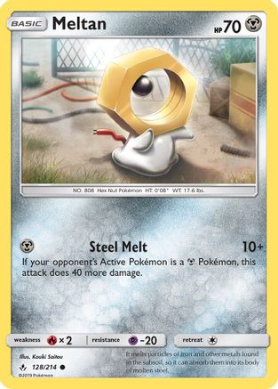 Meltan 128 - Reverse Holofoil SM Unbroken Bonds