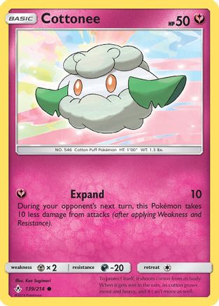 Cottonee 139/214 SM Unbroken Bonds